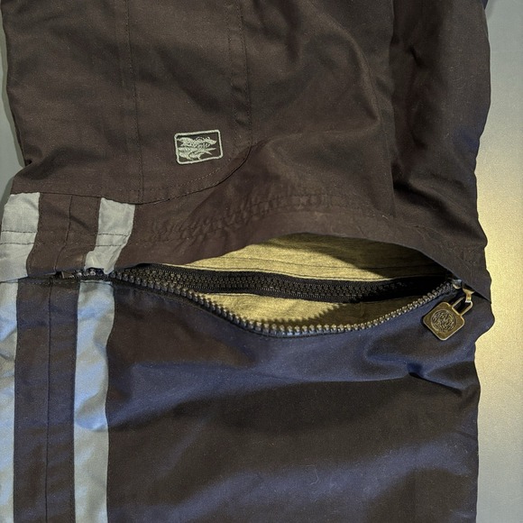 Vintage Maui & Sons‎ Convertible Pants 30x32 Blue Lined Surfer Skater Snowboard - Picture 10 of 13
